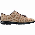 Footjoy Tailored Collection Women's Golf Shoes - Cheetah/Dark Brown